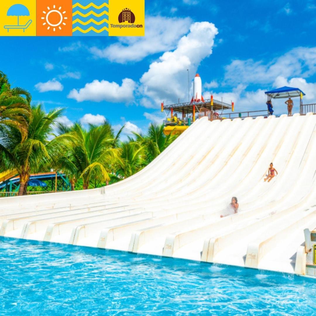 Piazza Com Acesso Ao Acqua Park Aparthotel Калдас Новас Екстериор снимка